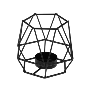 Świecznik metalowy geometryczny 9cm RAVI